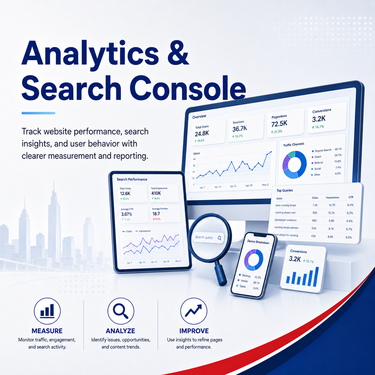 Analytics and Search Console